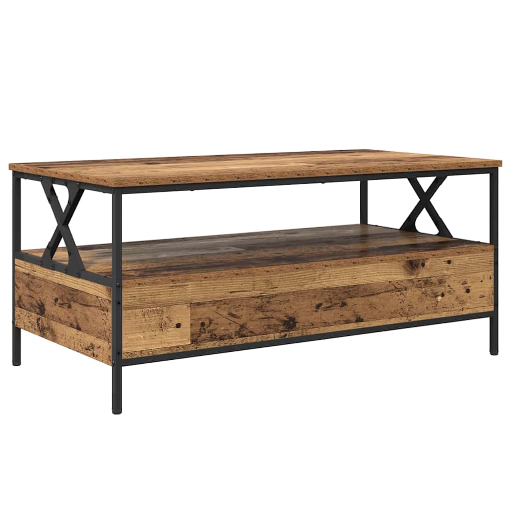 Coffee table Old Wood 100 x 51 x 45 cm Engineered wood
