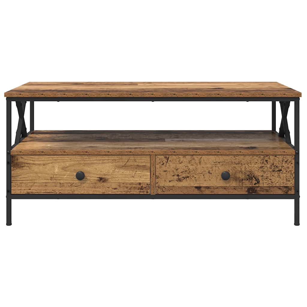 Coffee table Old Wood 100 x 51 x 45 cm Engineered wood