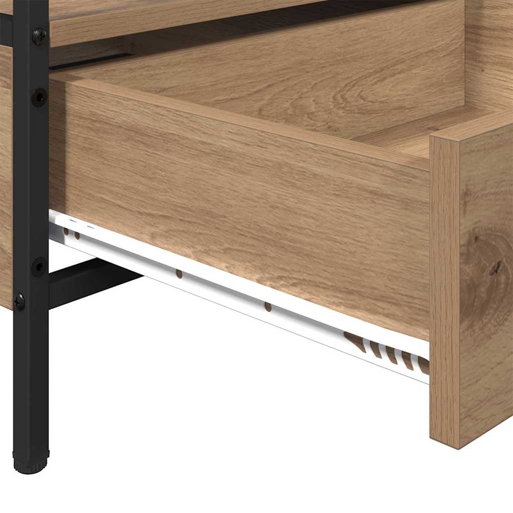 Coffee table with Drawer artisan oak 100 x 51 x 45 cm