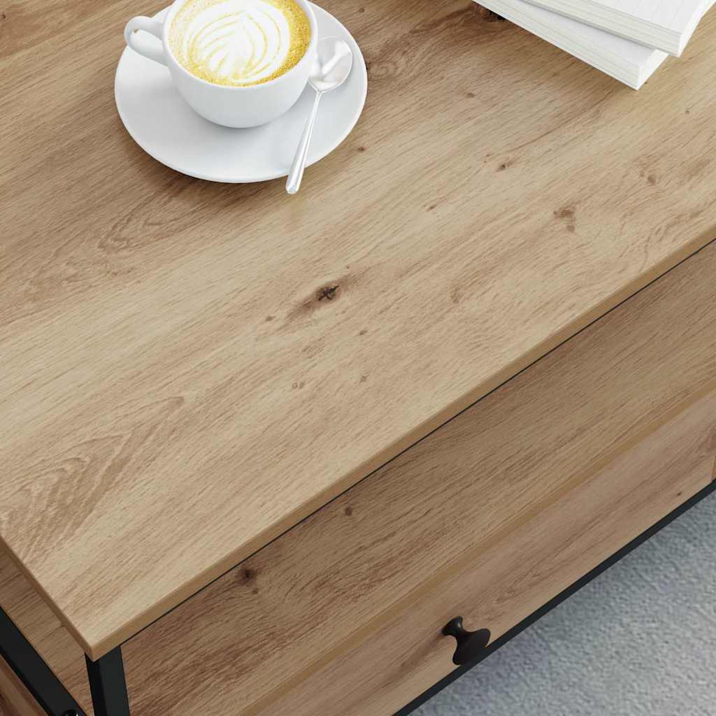 Coffee table with Drawer artisan oak 100 x 51 x 45 cm