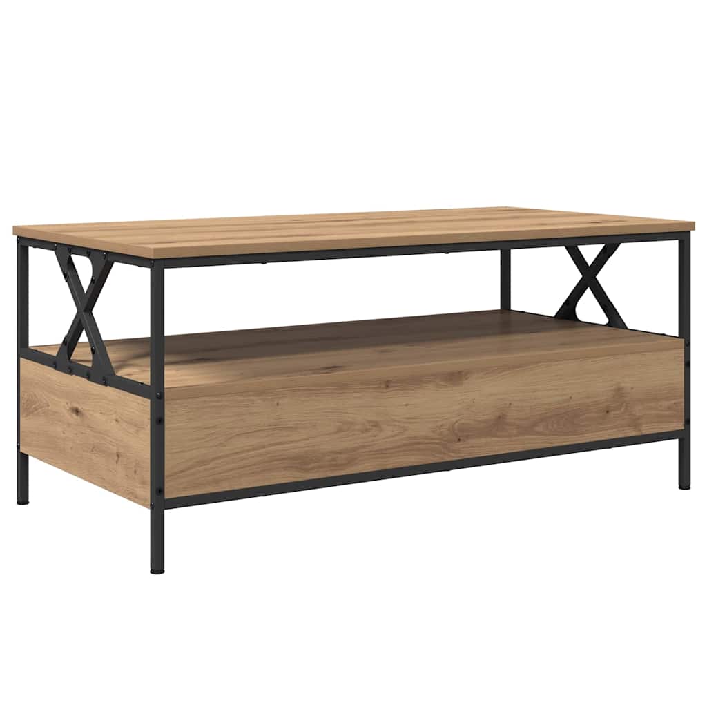 Coffee table with Drawer artisan oak 100 x 51 x 45 cm