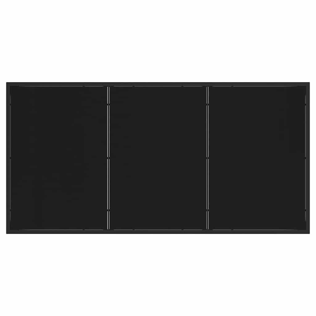 Sodo valgomojo komplektas 5 pcs Juoda 160 x 80 x 73 cm