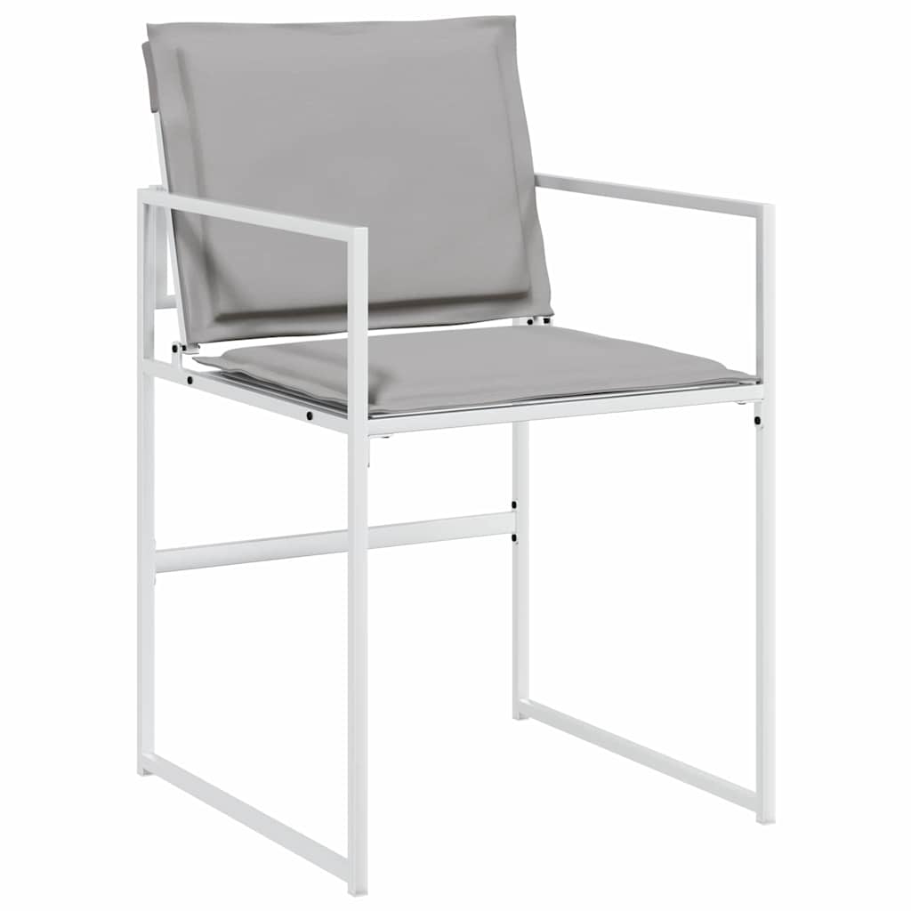 Sodo valgomojo komplektas 9 pcs Balta 200 x 80 x 73 cm