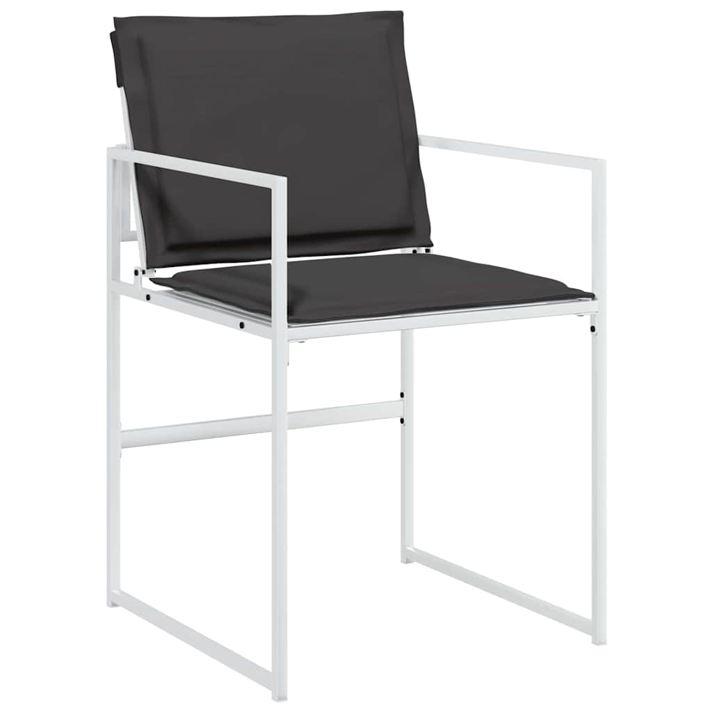 Sodo valgomojo komplektas 9 pcs Balta 200 x 80 x 73 cm