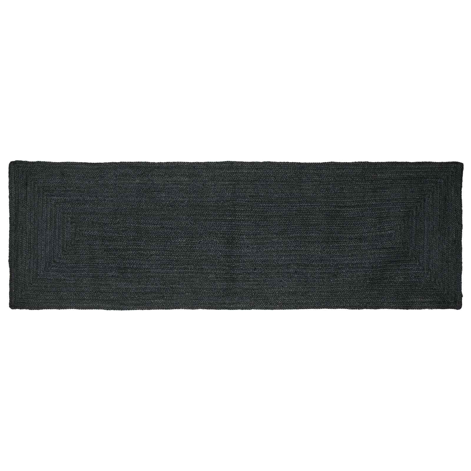 Zoninės kiliminės dangos Tamsiai pilka 80 x 200 cm Džiutas