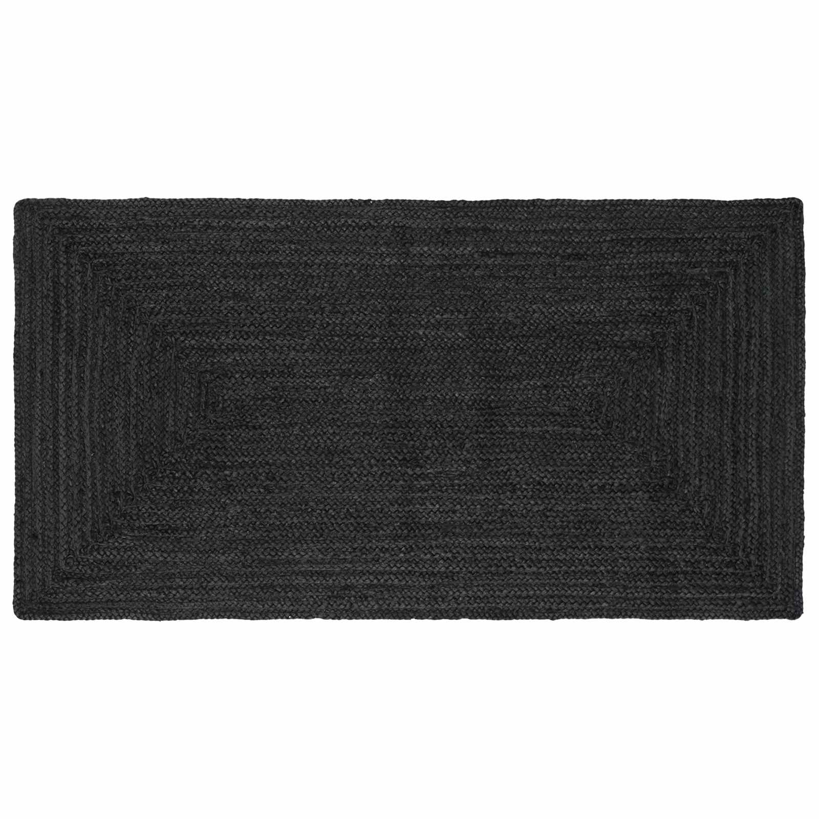 Zoninės kiliminės dangos Tamsiai pilka 100 x 200 cm Džiutas