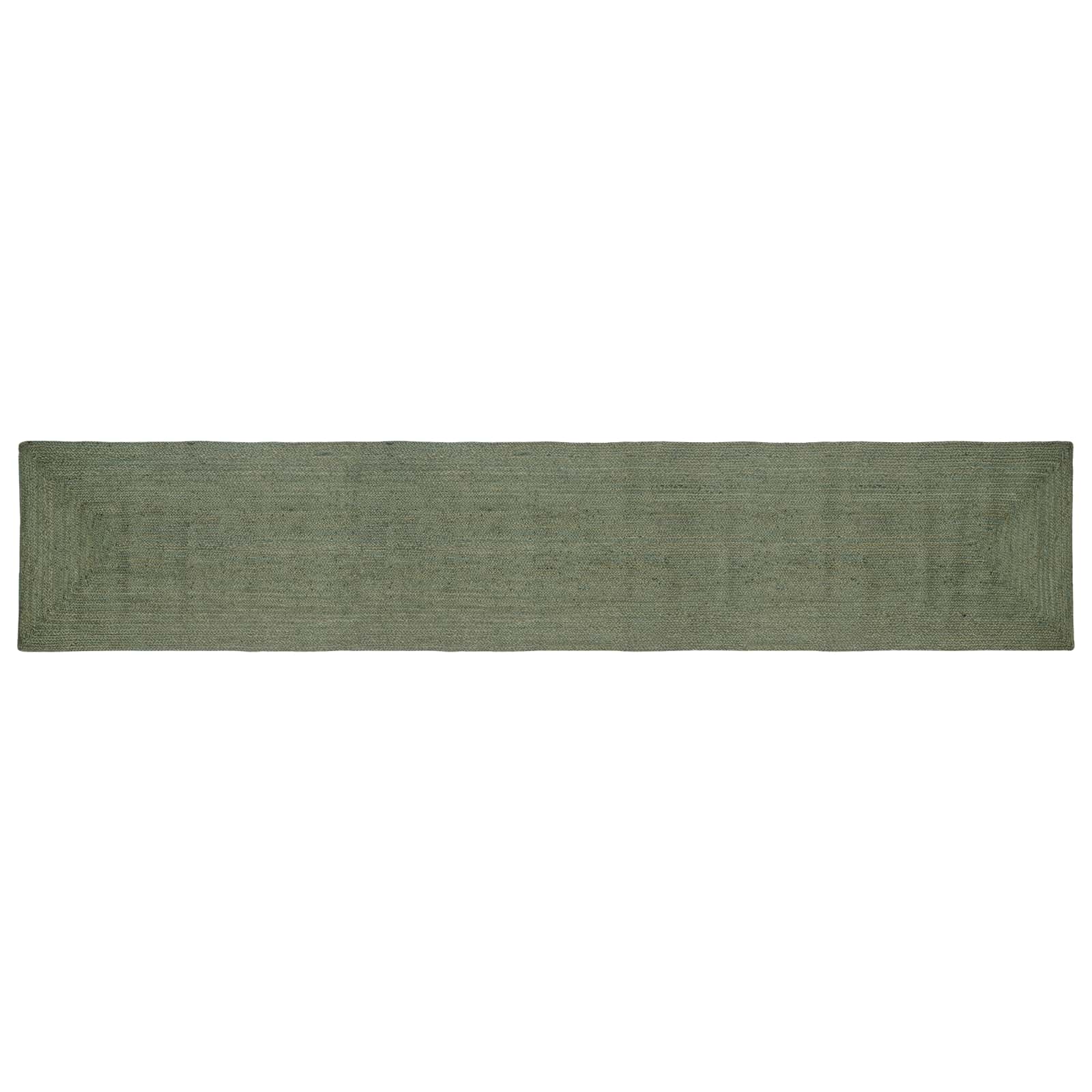 Zoninės kiliminės dangos Alyvuogių žalia 60 x 400 cm Džiutas