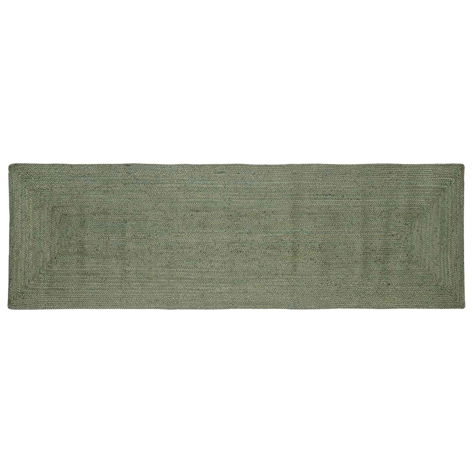 Zoninės kiliminės dangos Alyvuogių žalia 80 x 250 cm Džiutas