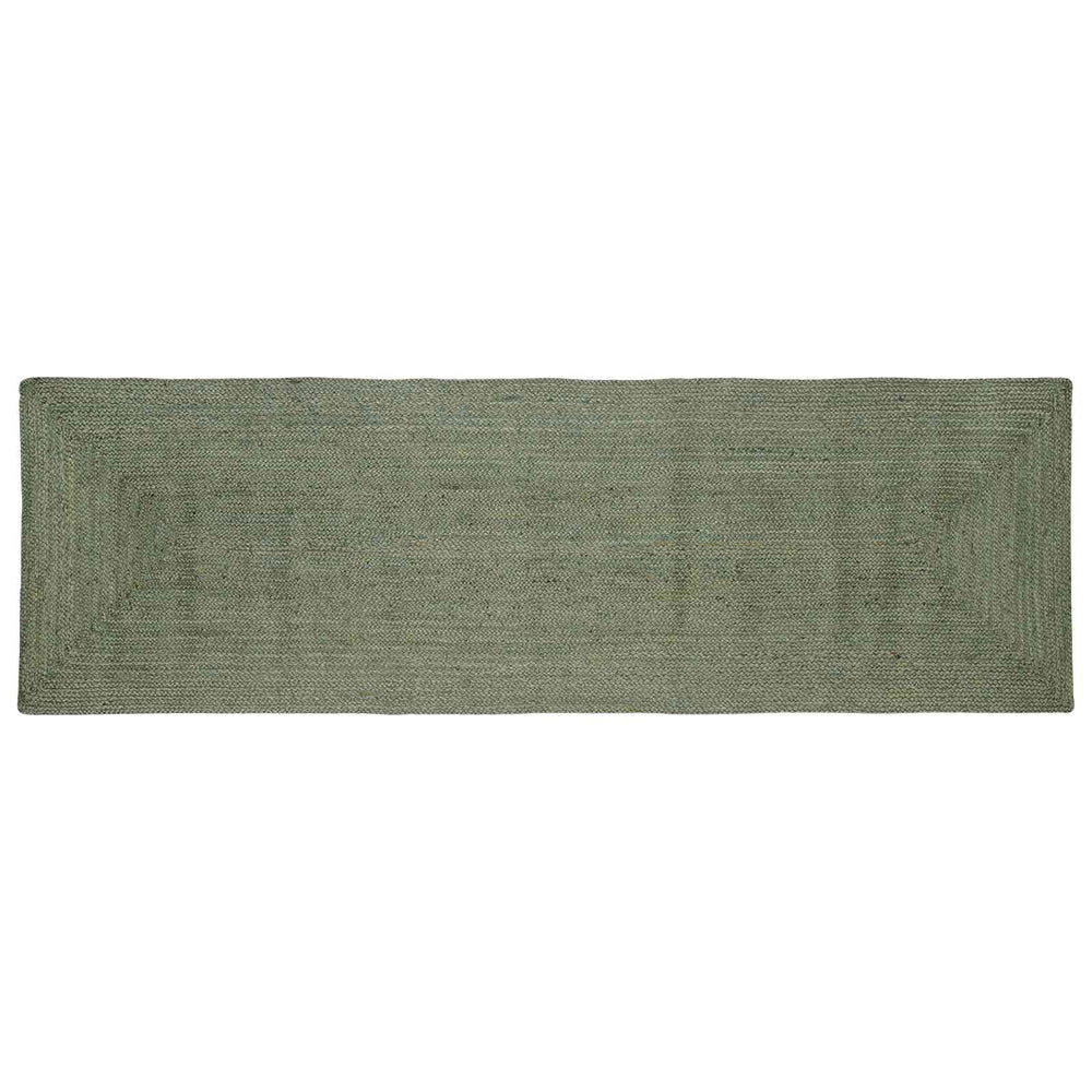 Zoninės kiliminės dangos Alyvuogių žalia 80 x 300 cm Džiutas