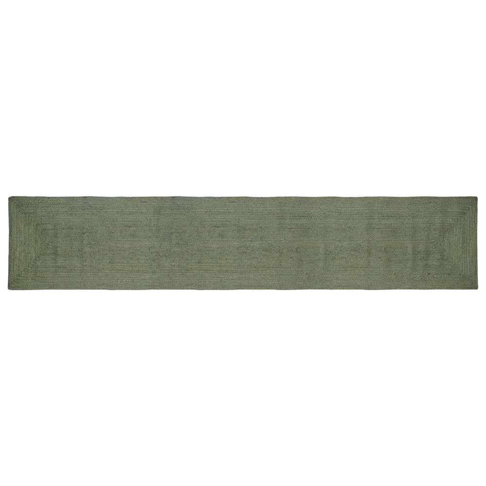 Zoninės kiliminės dangos Alyvuogių žalia 80 x 400 cm Džiutas