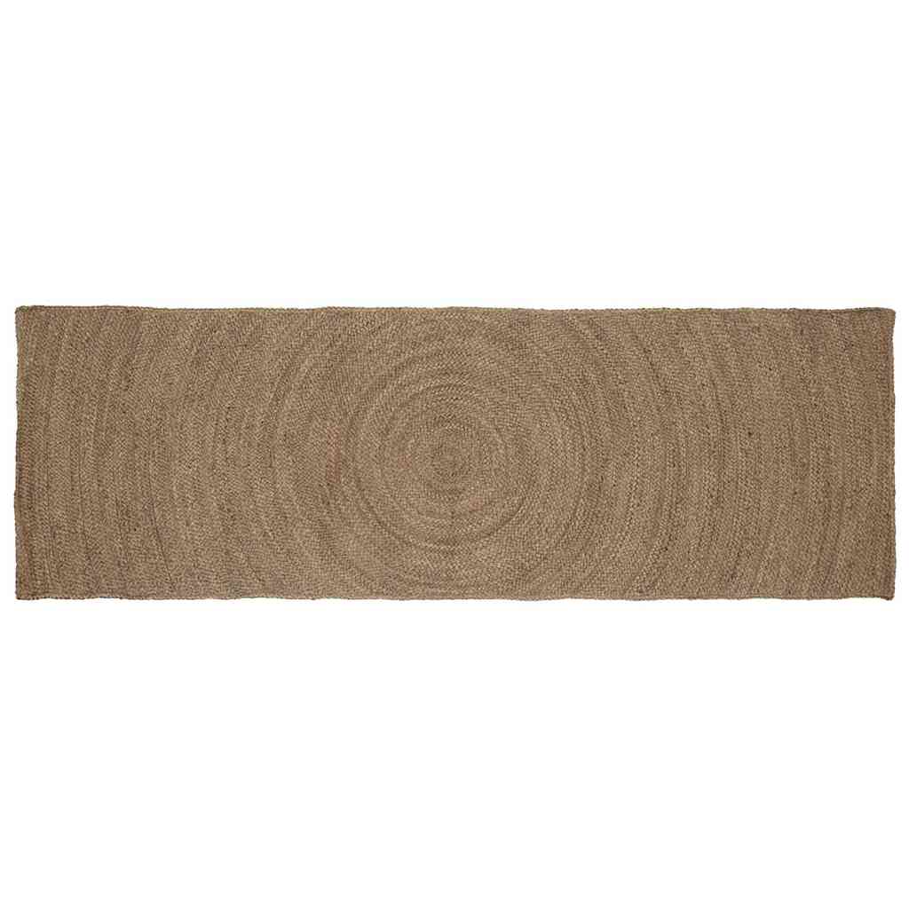 Zonālais paklājs Taisnstūrveida Pelēks 60 x 200 cm Džuta