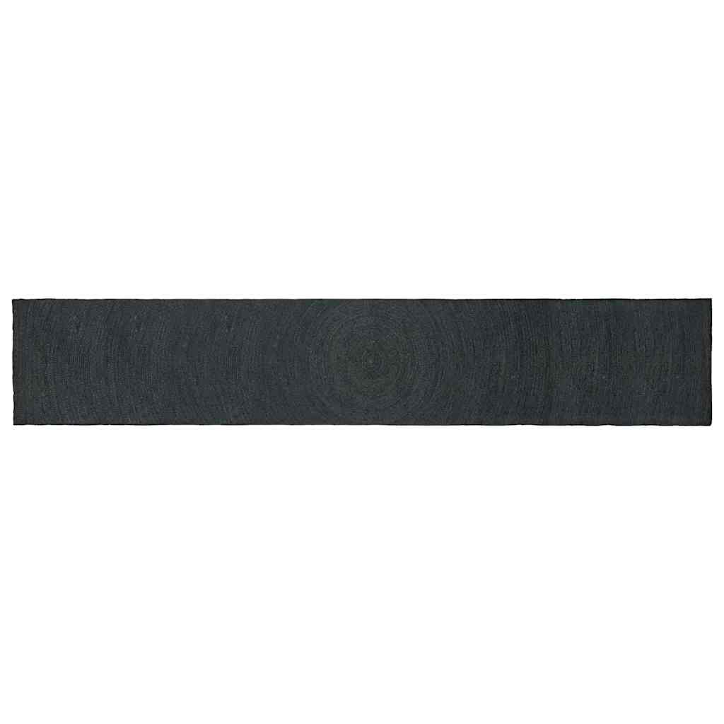 Zonālais paklājs Tumši pelēks 60 x 400 cm Džuta