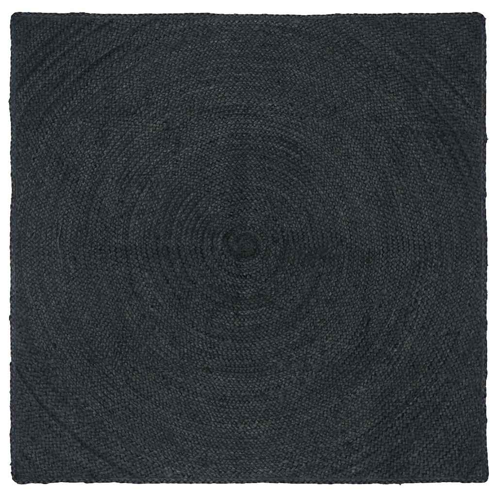 Zoninės kiliminės dangos Tamsiai pilka 160 x 160 cm Džiutas