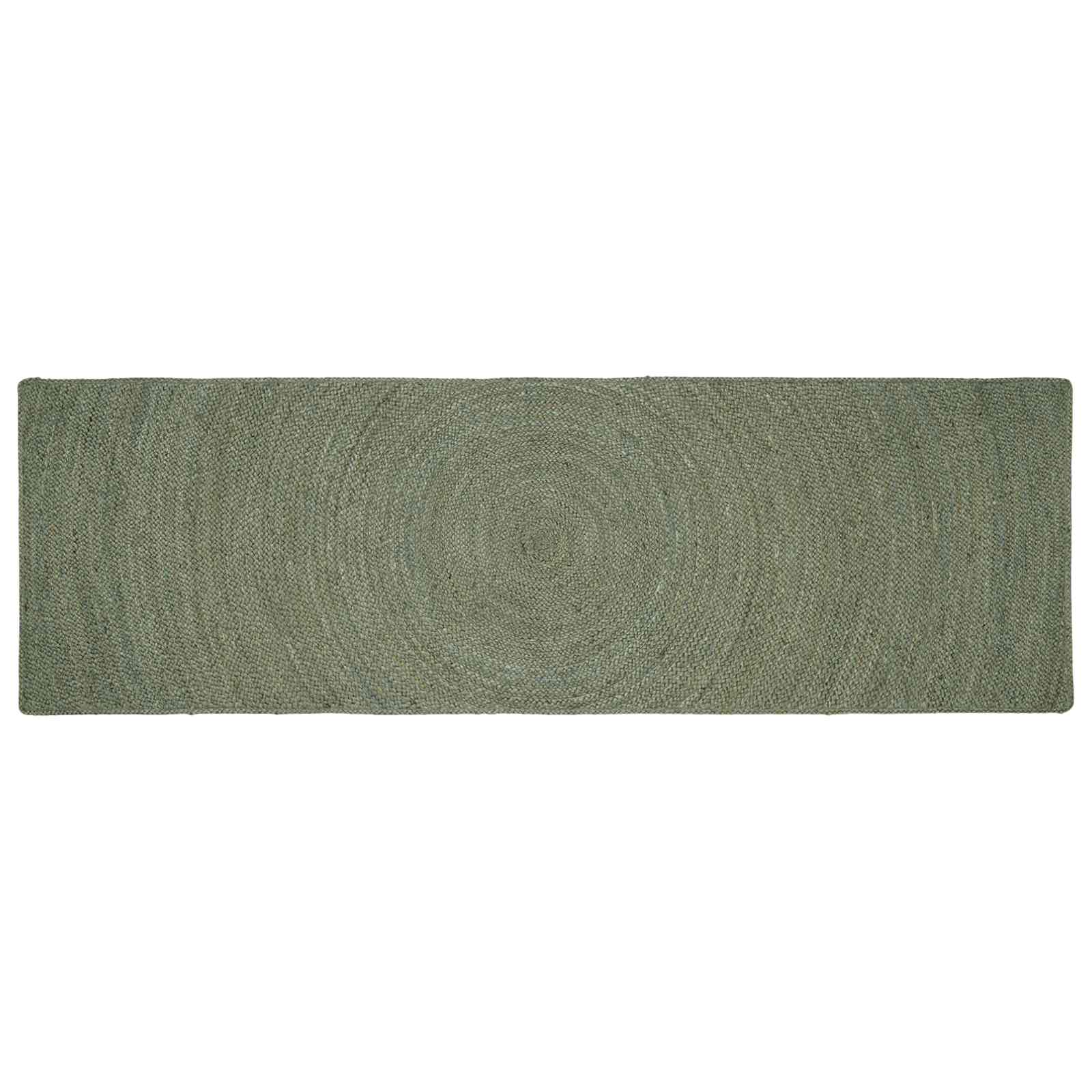 Zoninės kiliminės dangos Alyvuogių žalia 80 x 250 cm Džiutas