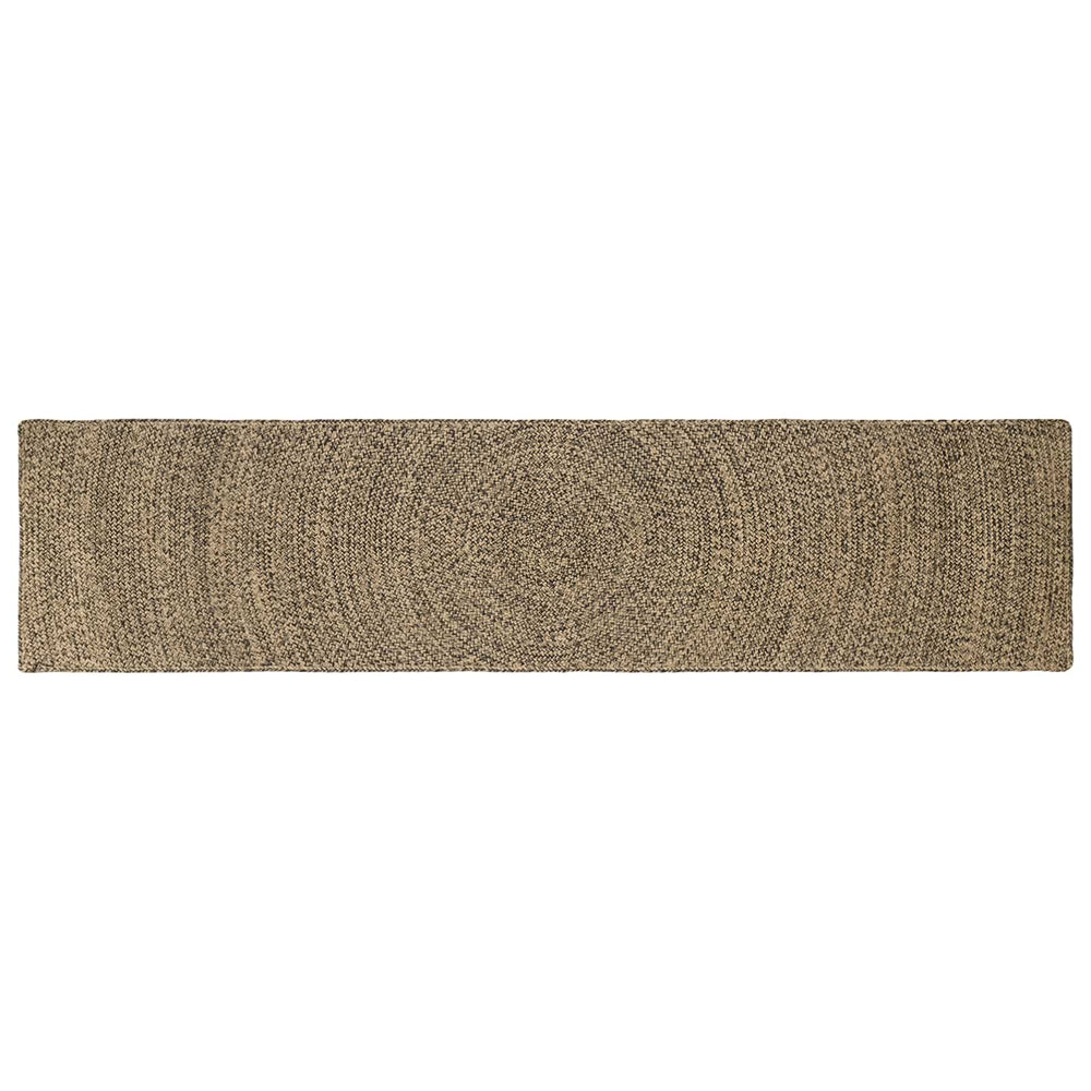 Zoninės kiliminės dangos Natūrali ir juoda 60 x 200 cm Džiutas