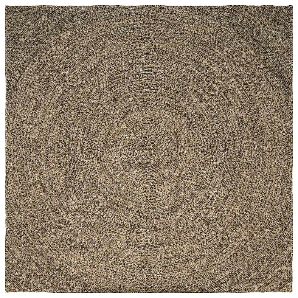 Zoninės kiliminės dangos Natūrali ir juoda 300 x 300 cm Džiutas