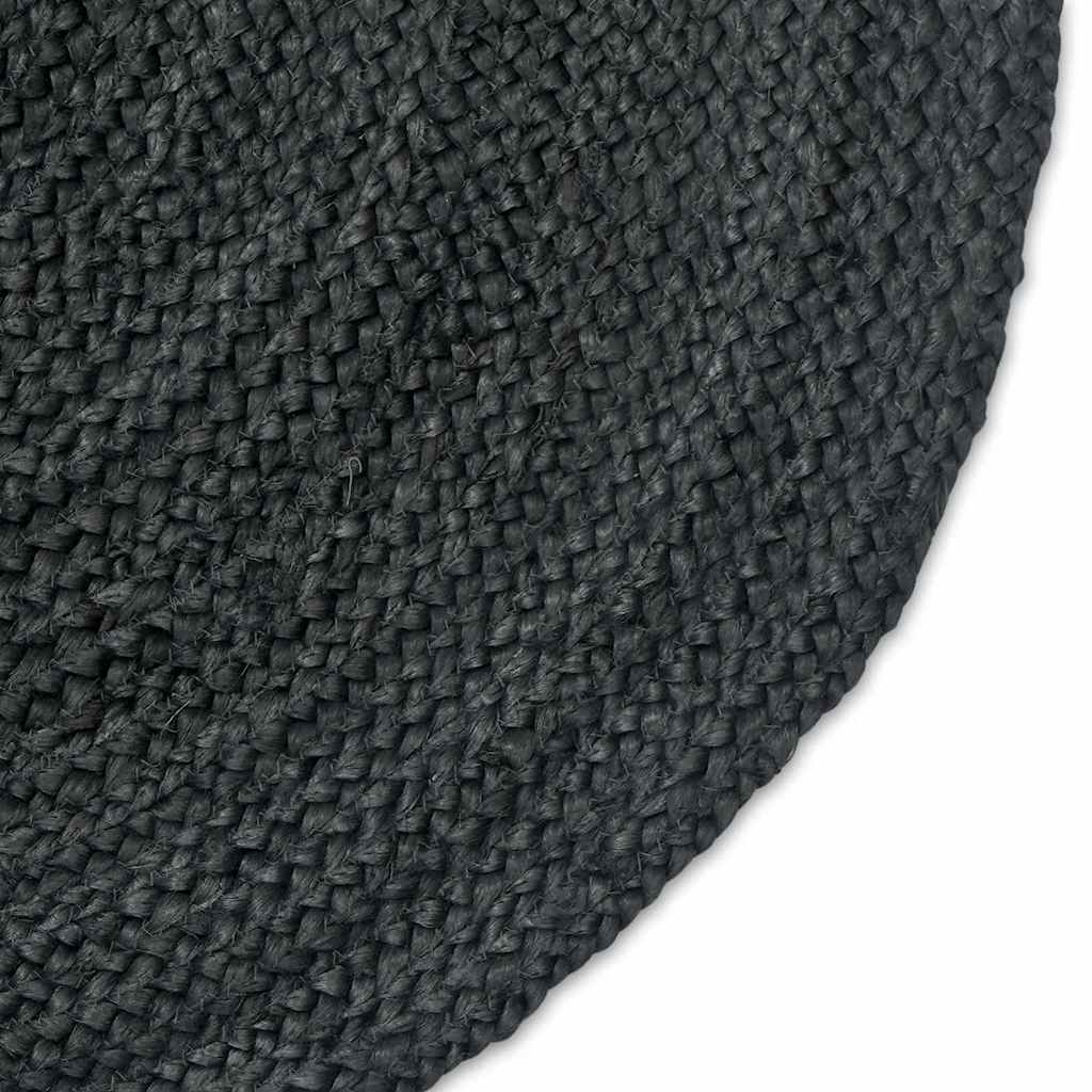 Kilimas Natūrali ir juoda 300 x 300 cm Džiutas