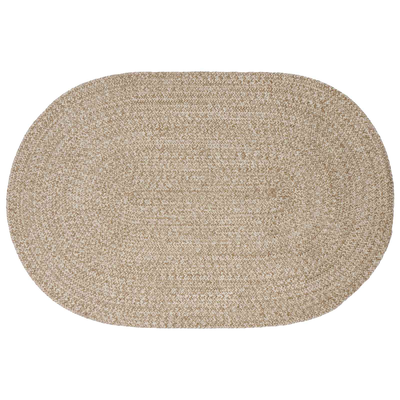Zoninės kiliminės dangos Balta 100 x 152 cm Džiutas