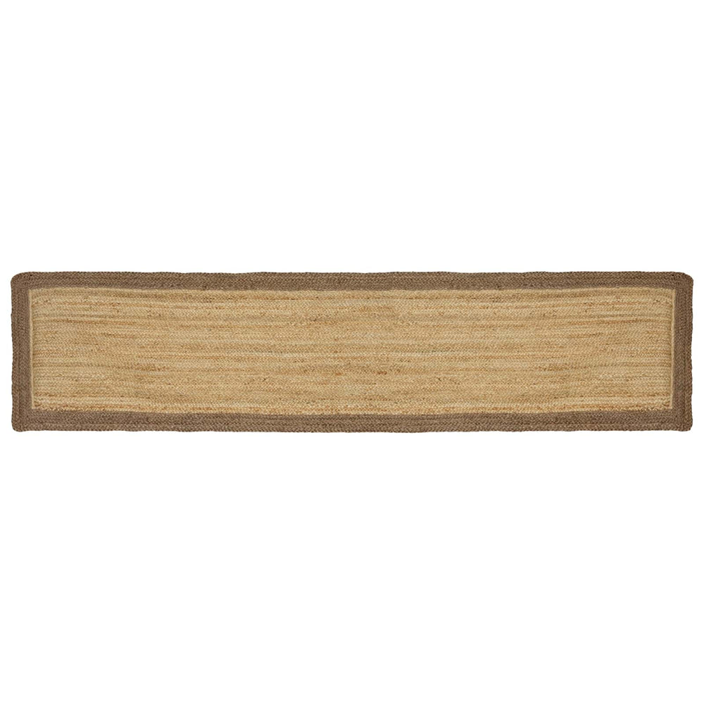 Zoninės kiliminės dangos Natūrali ir pilka 60 x 200 cm Džiutas