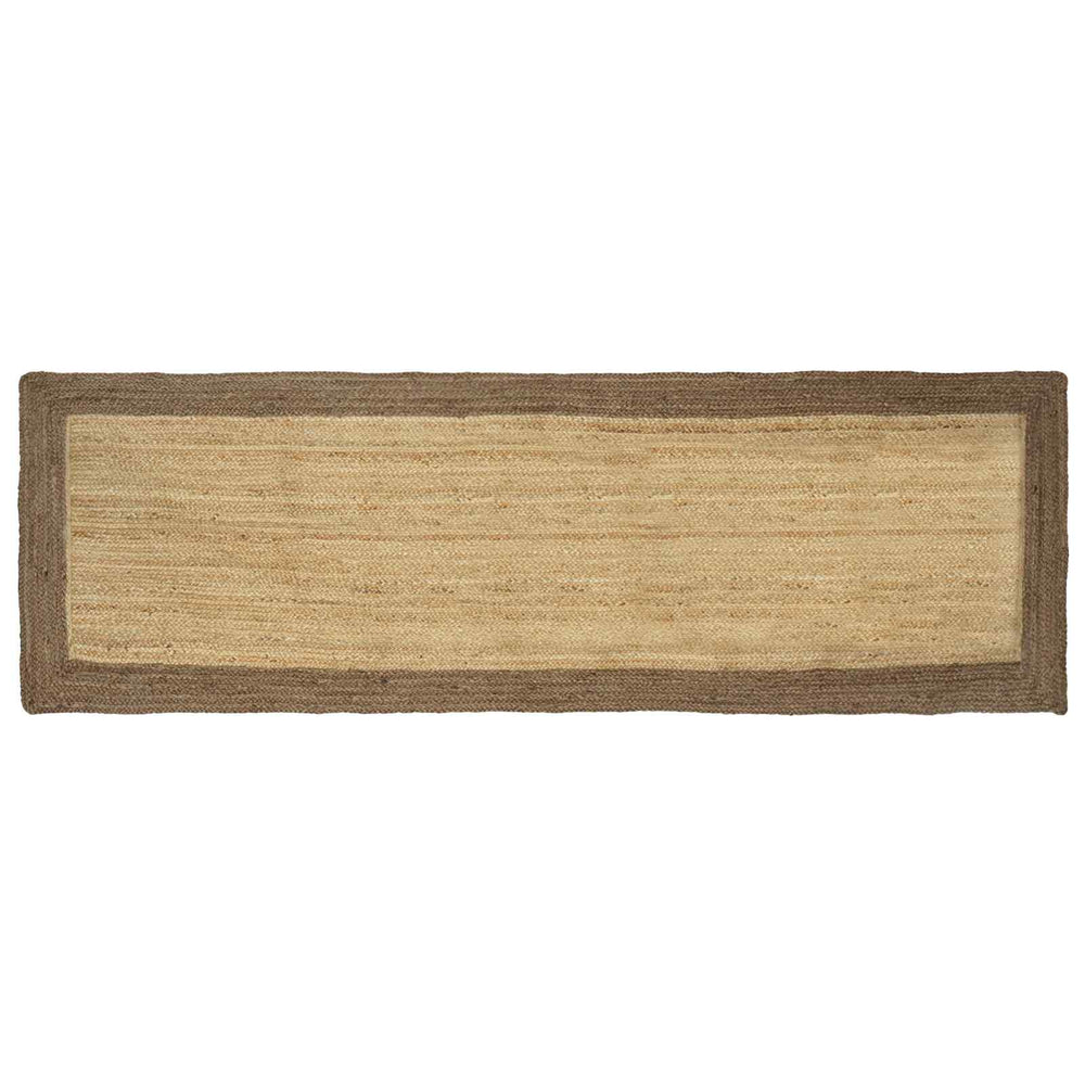 Zoninės kiliminės dangos Natūrali ir pilka 80 x 200 cm Džiutas