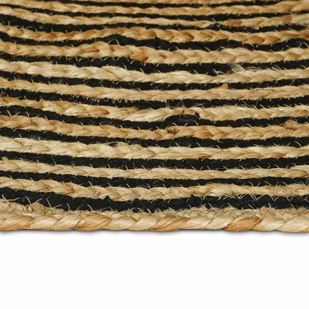 Kilimas Natūrali ir juoda 205 x 305 cm Džiutas