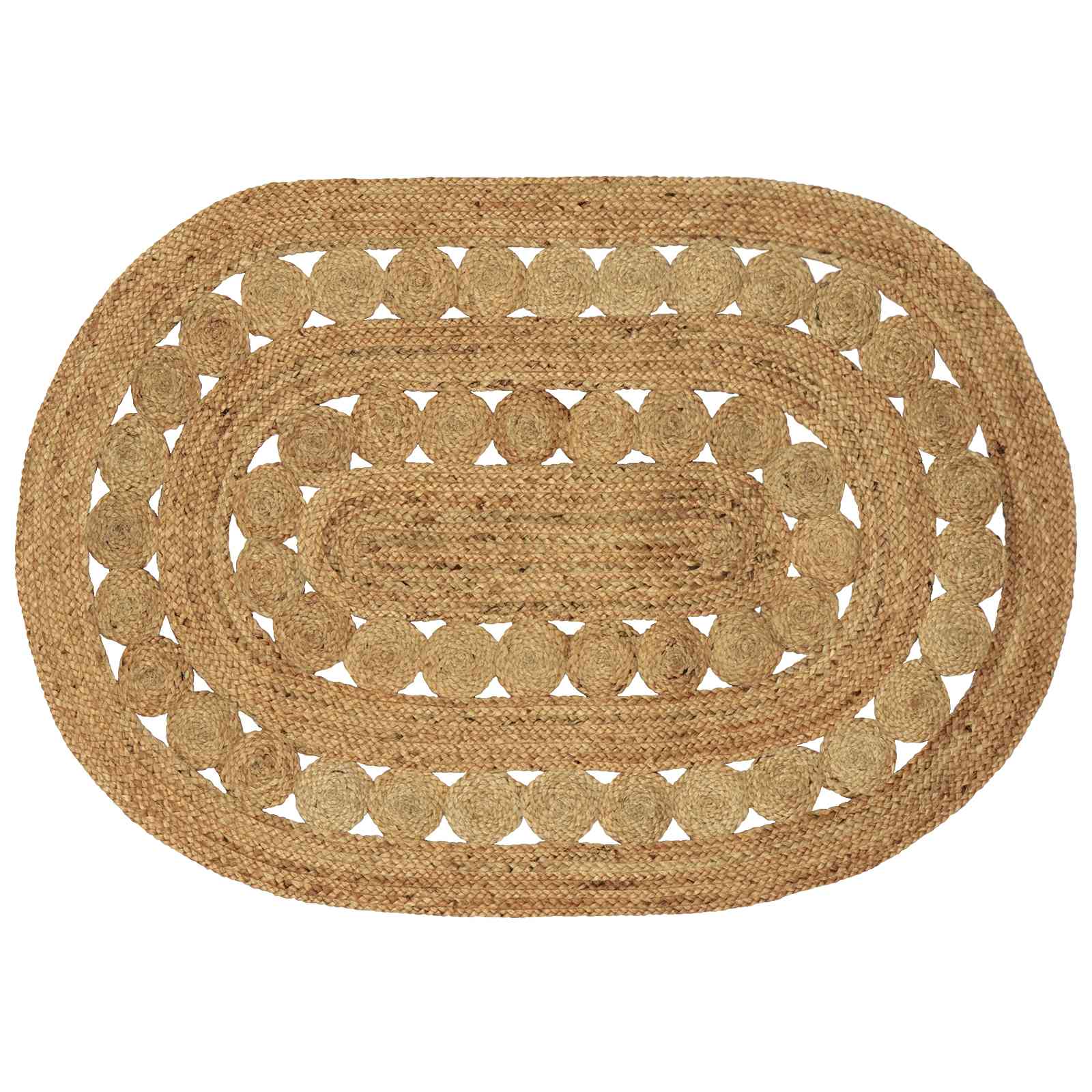 Kilimas Ruda 100 x 152 cm Džiutas