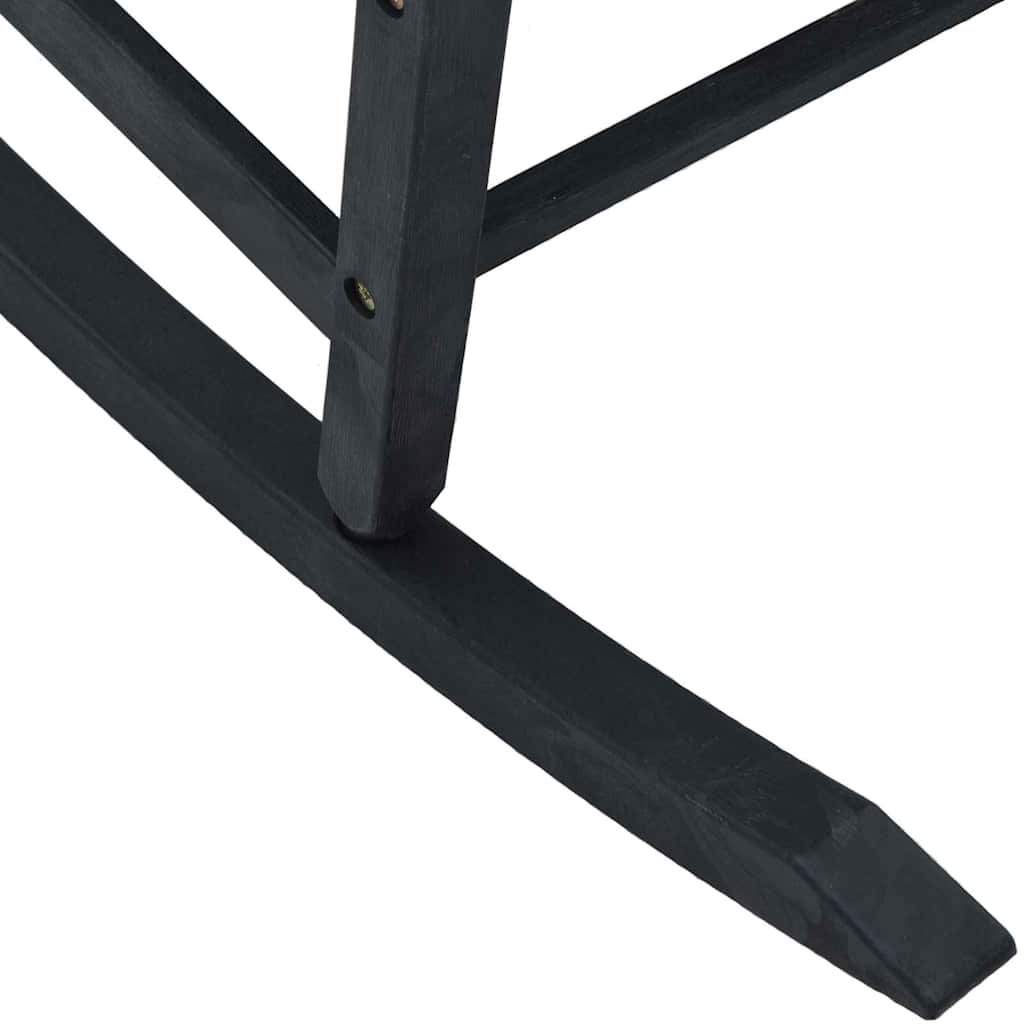 Sodo Supamasis Krėslas Juodas 65x84x114 cm HDPE