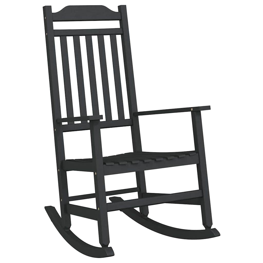 Sodo Supamasis Krėslas Juodas 65x84x114 cm HDPE