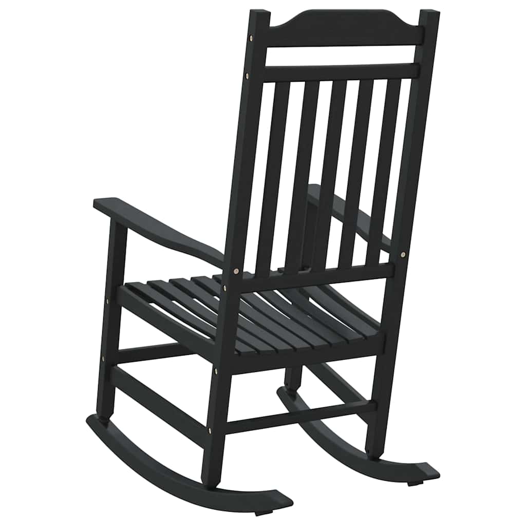 Sodo Supamasis Krėslas Juodas 65x84x114 cm HDPE