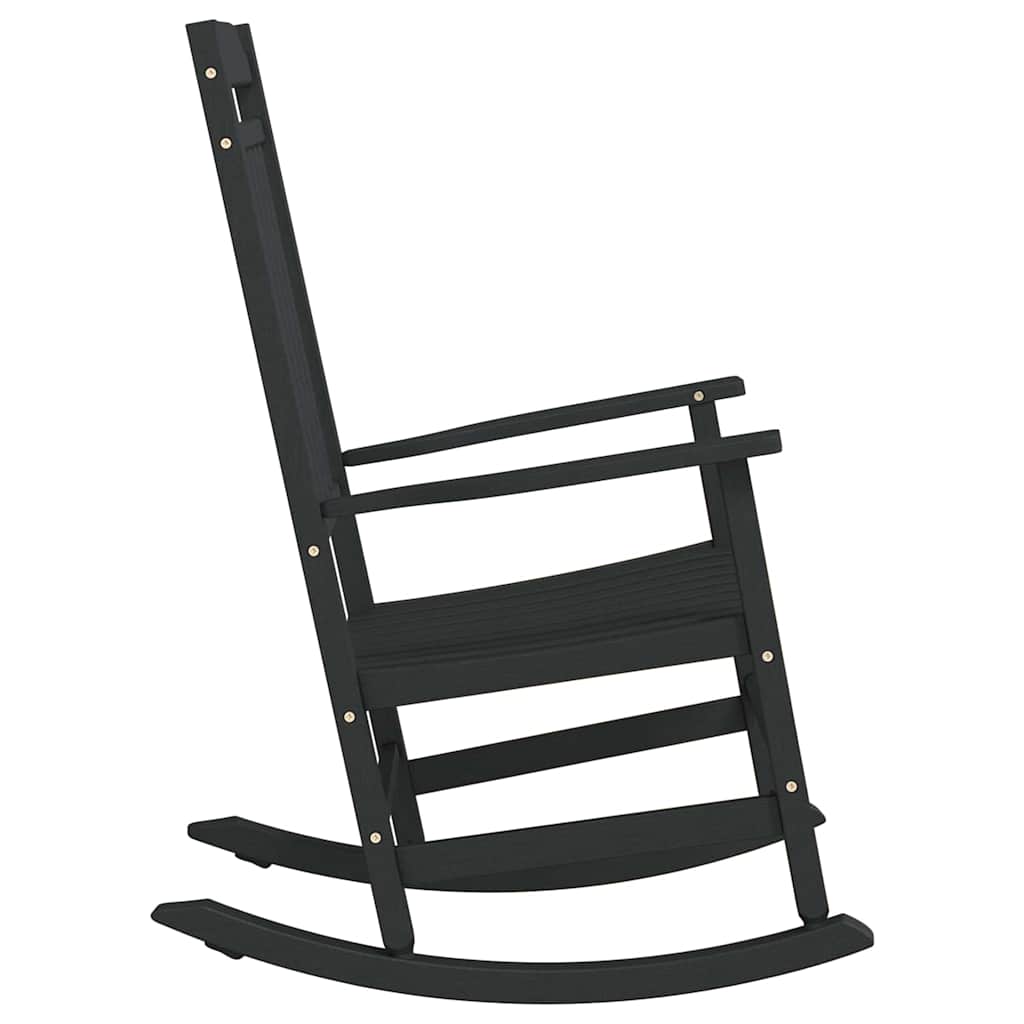 Sodo Supamasis Krėslas Juodas 65x84x114 cm HDPE