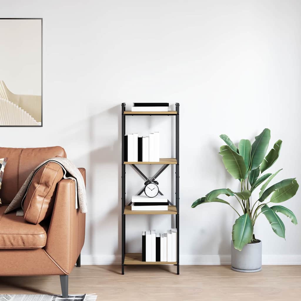 Knygų lentyna artisano ąžuolo 40 x 30 x 118 cm Apdirbta mediena