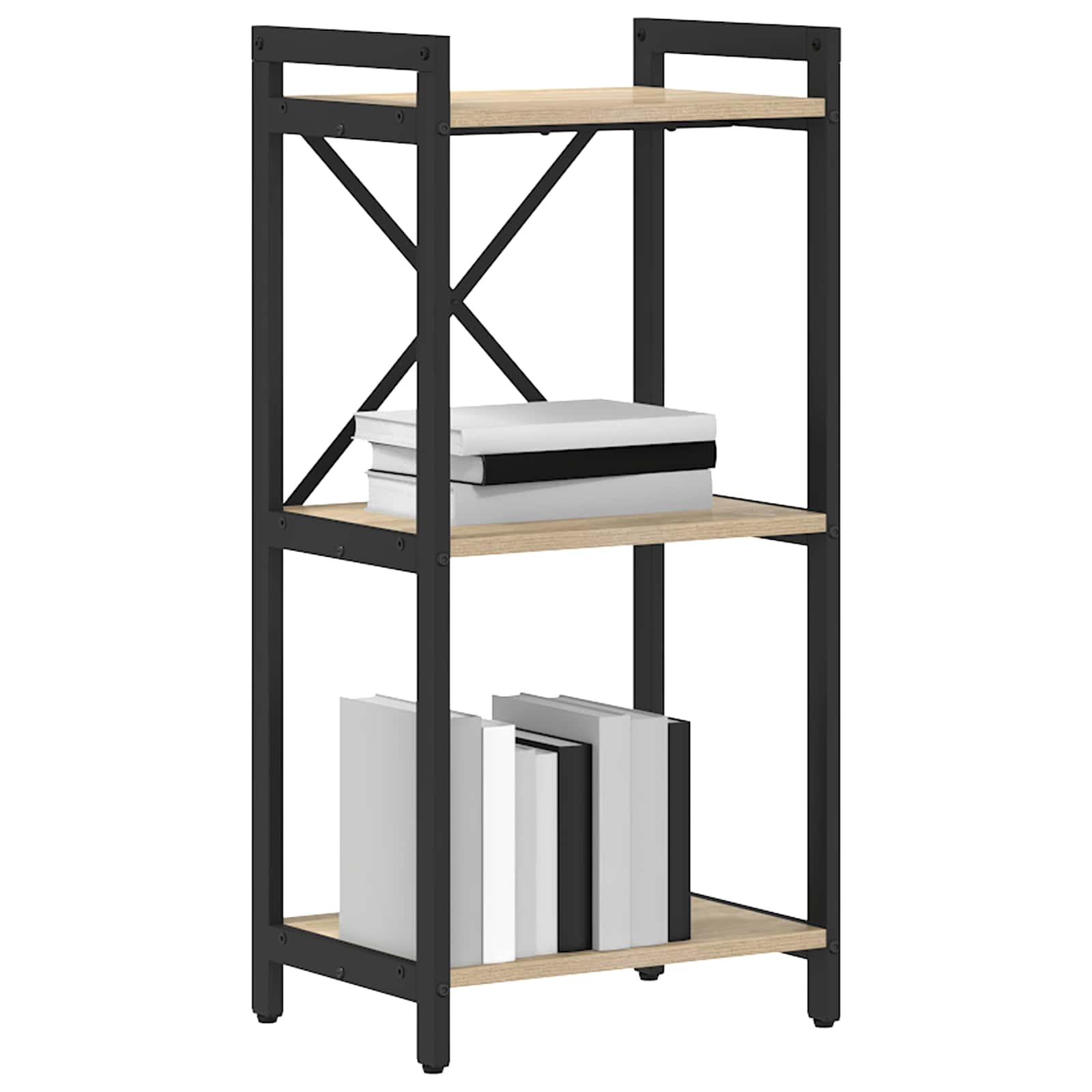 Bookcase Sonoma oak 40 x 30 x 83 cm Engineered wood