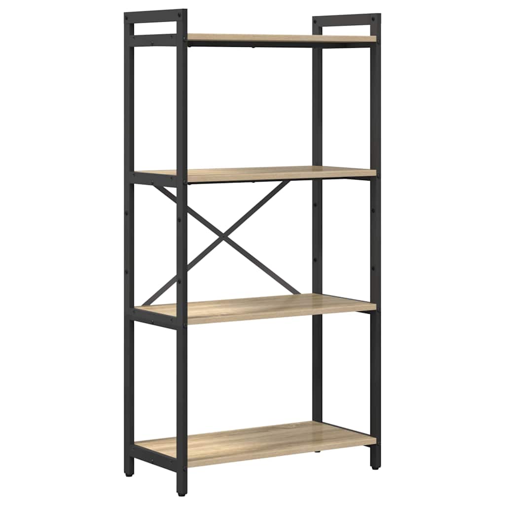 Grāmatu plaukts Sonoma ozols 60 x 30 x 118 cm Inženierijas koks
