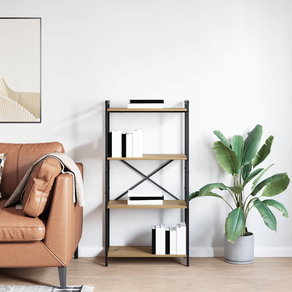 Knygų lentyna artisano ąžuolo 60 x 30 x 118 cm Apdirbta mediena