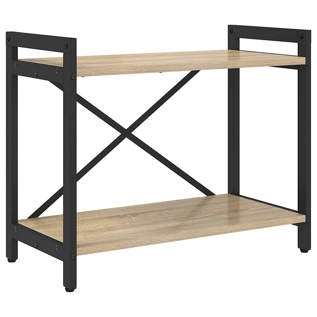 Bookcase Sonoma oak 60 x 30 x 48.5 cm Engineered wood