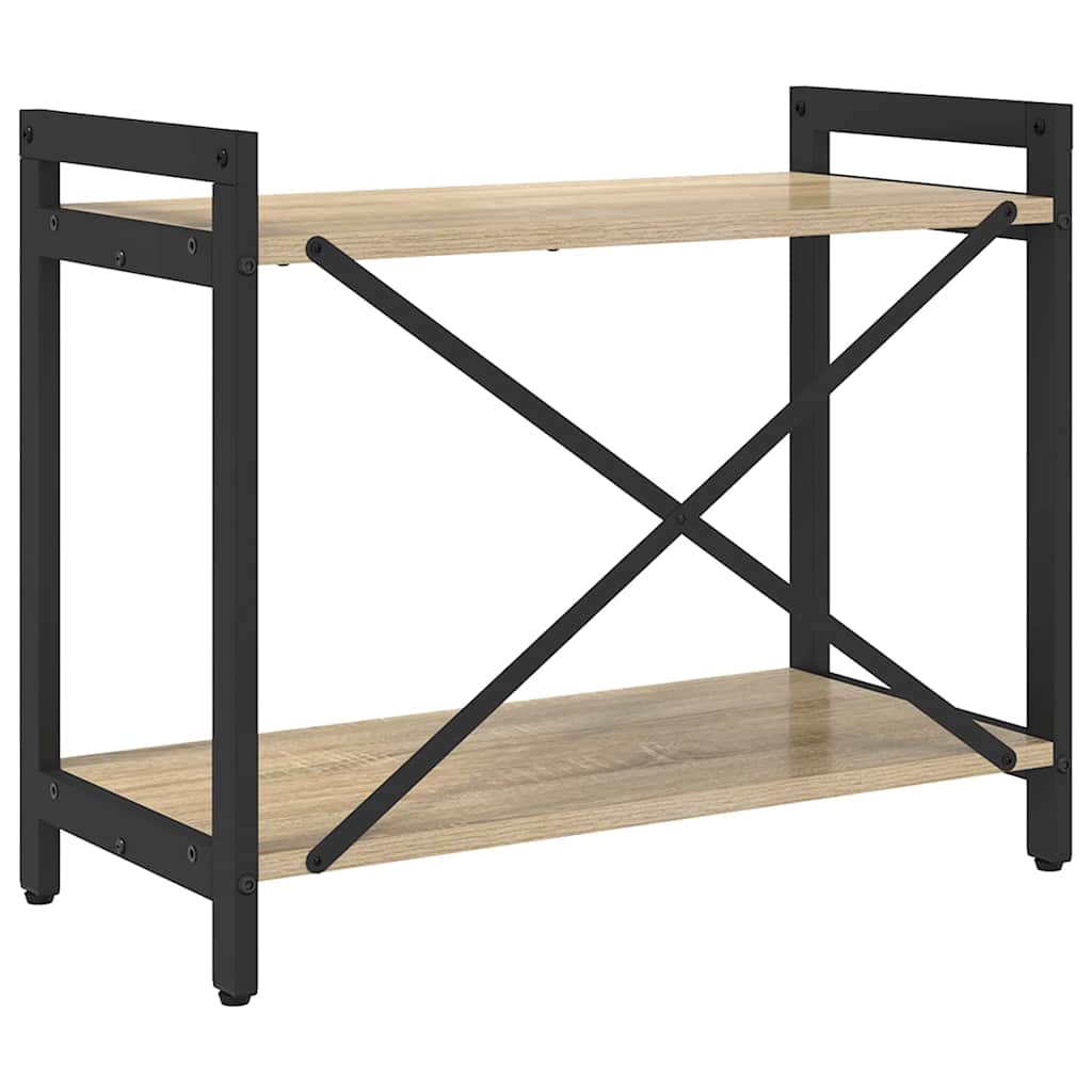 Bookcase Sonoma oak 60 x 30 x 48.5 cm Engineered wood