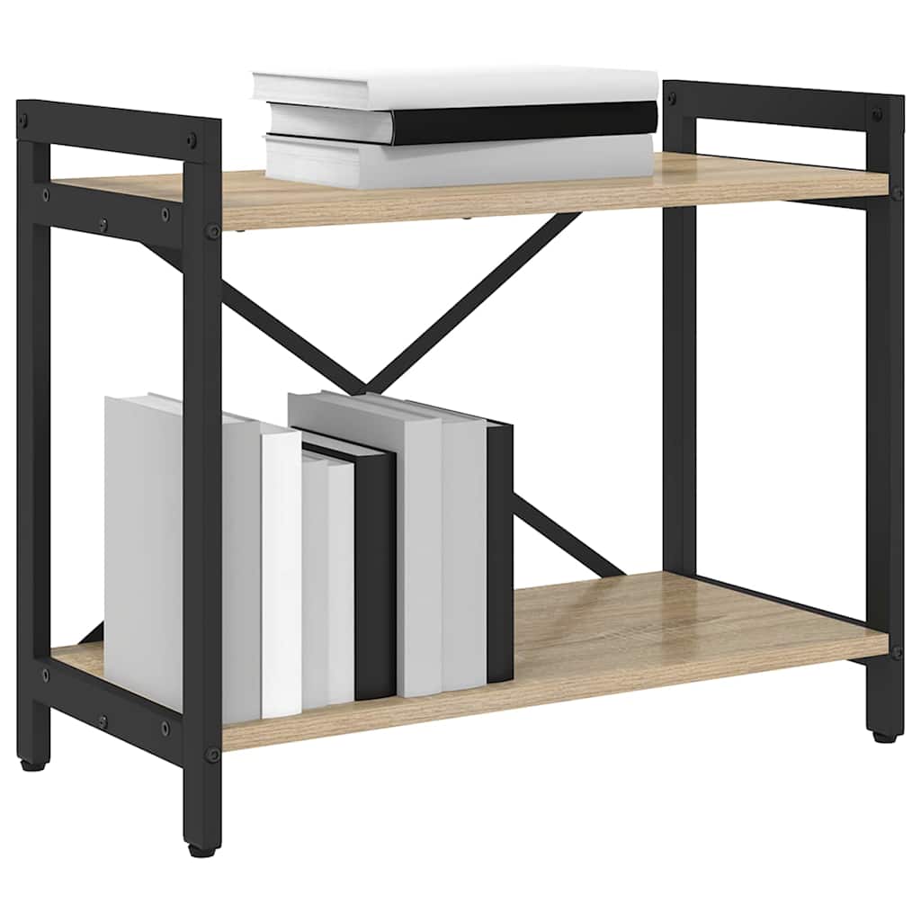 Bookcase Sonoma oak 60 x 30 x 48.5 cm Engineered wood