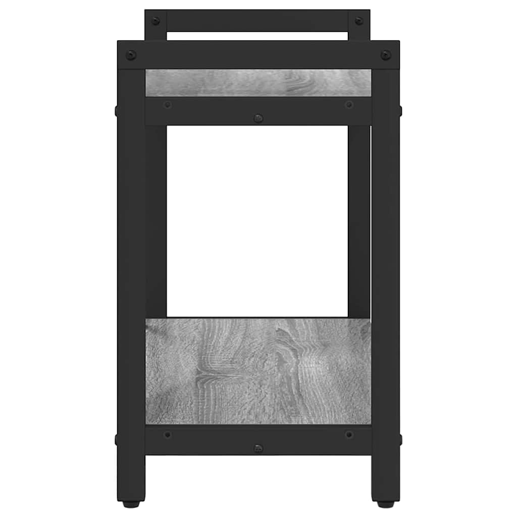 Grāmatu plaukts Pelēks sonoma ozolkoka 60 x 30 x 48.5 cm