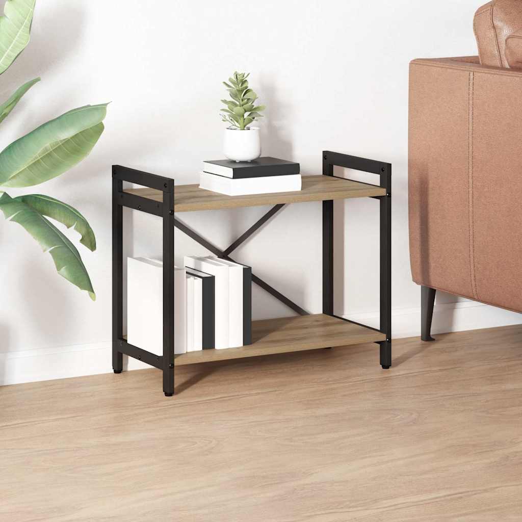 Bookcase artisan oak 60 x 30 x 48.5 cm