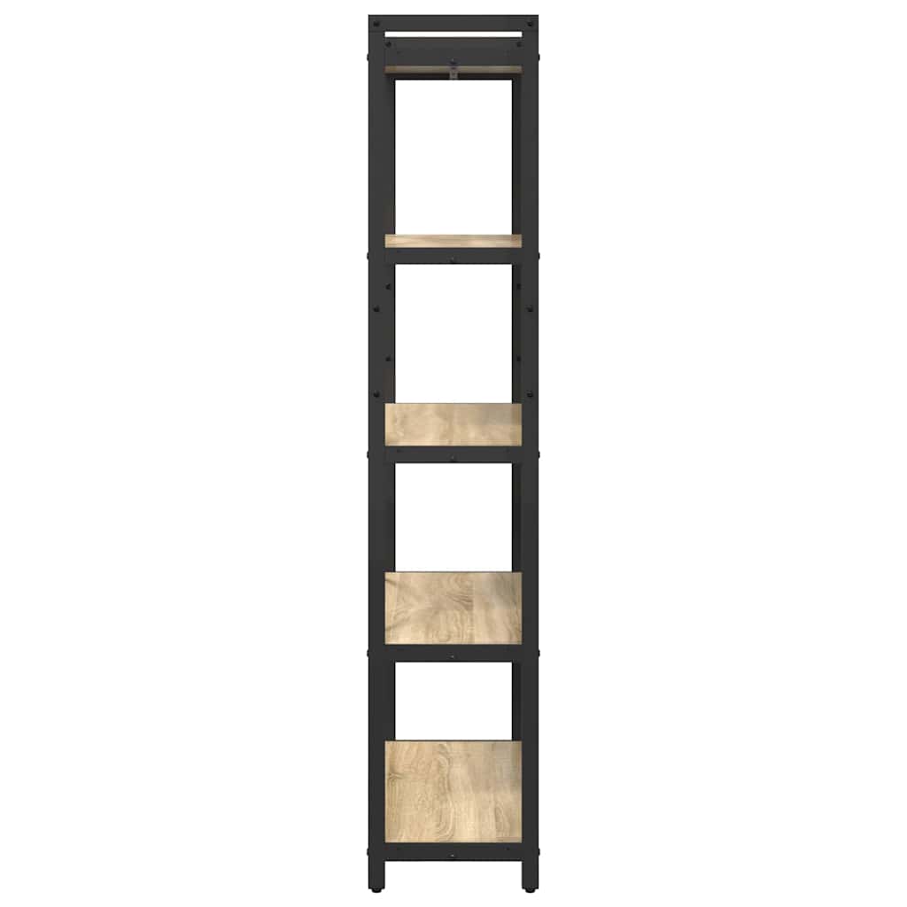 Bookcase Sonoma Oak 80 x 30 x 153 cm Engineered wood