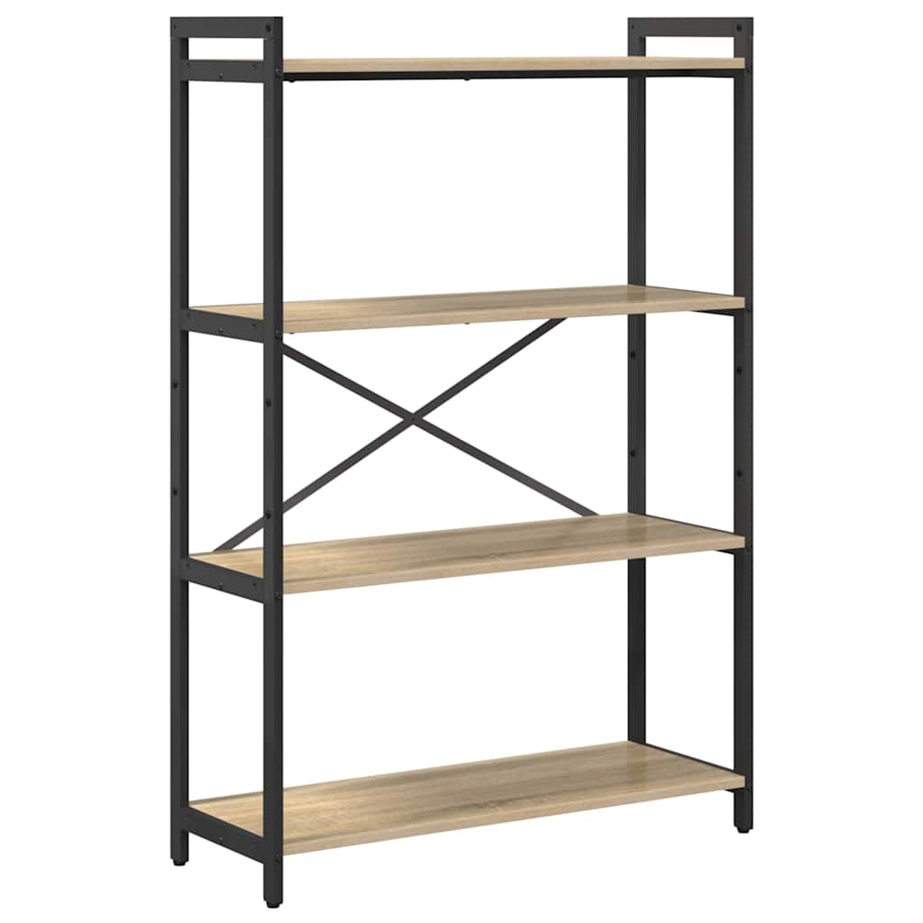 Bookshelf Sonoma Oak 80x30x118 cm Engineered Wood
