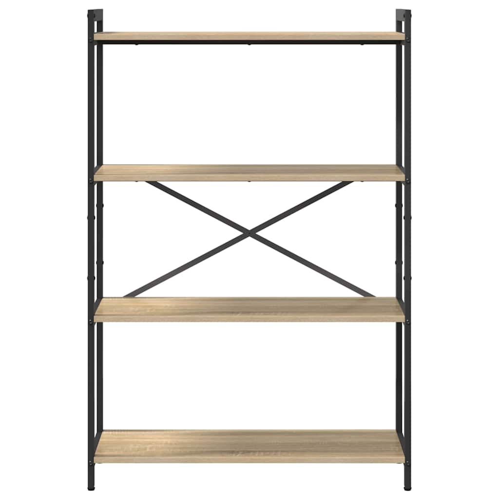 Bookshelf Sonoma Oak 80x30x118 cm Engineered Wood