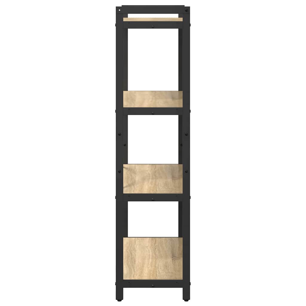 Bookshelf Sonoma Oak 80x30x118 cm Engineered Wood