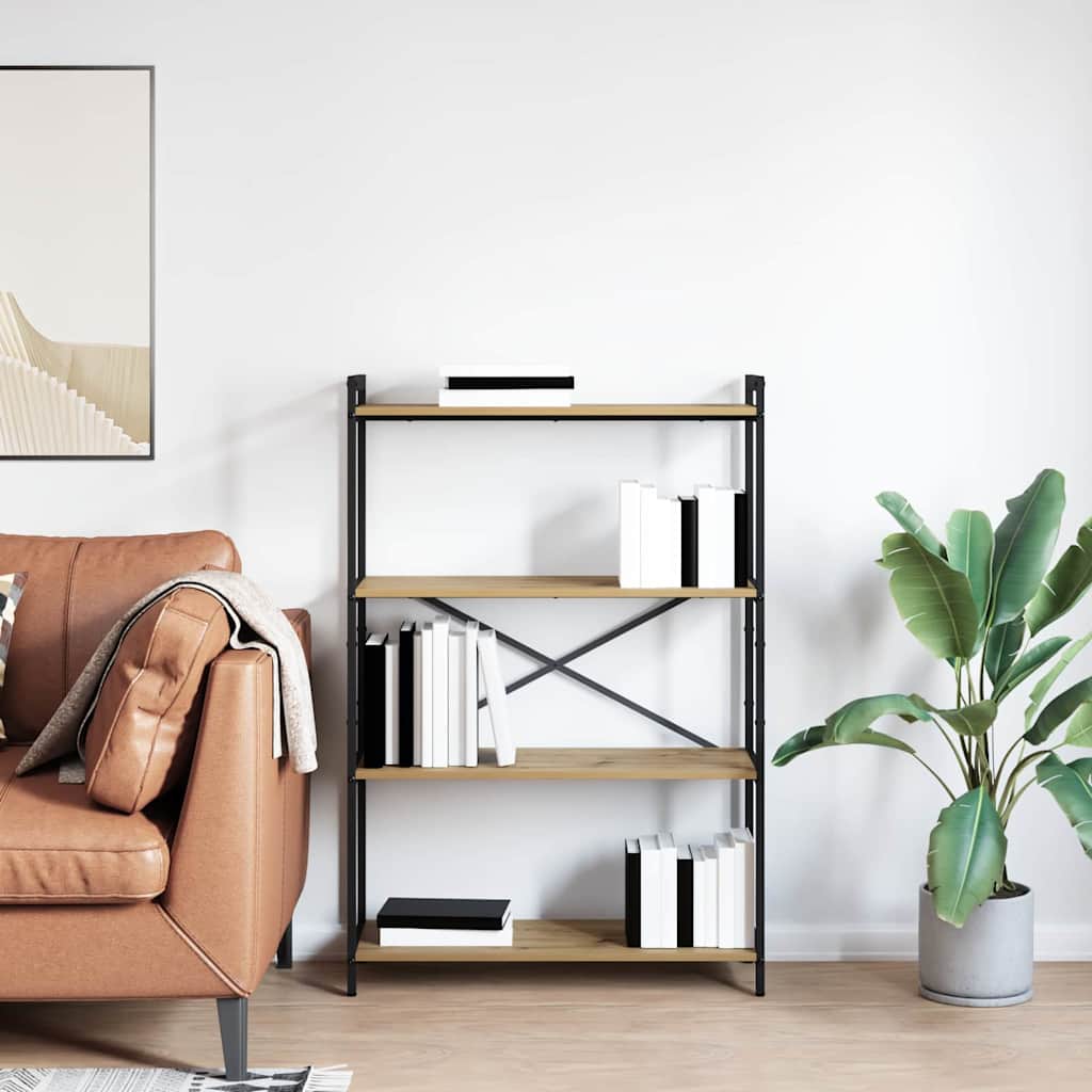Knygų lentyna artisano ąžuolo 80 x 30 x 118 cm Apdirbta mediena