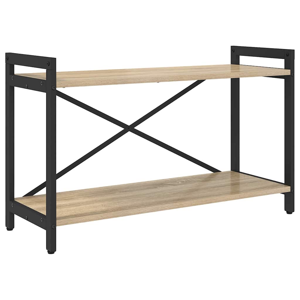Bookcase Sonoma Oak 80 x 30 x 48.5 cm Engineered Wood
