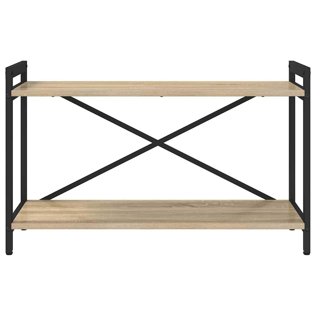 Bookcase Sonoma Oak 80 x 30 x 48.5 cm Engineered Wood