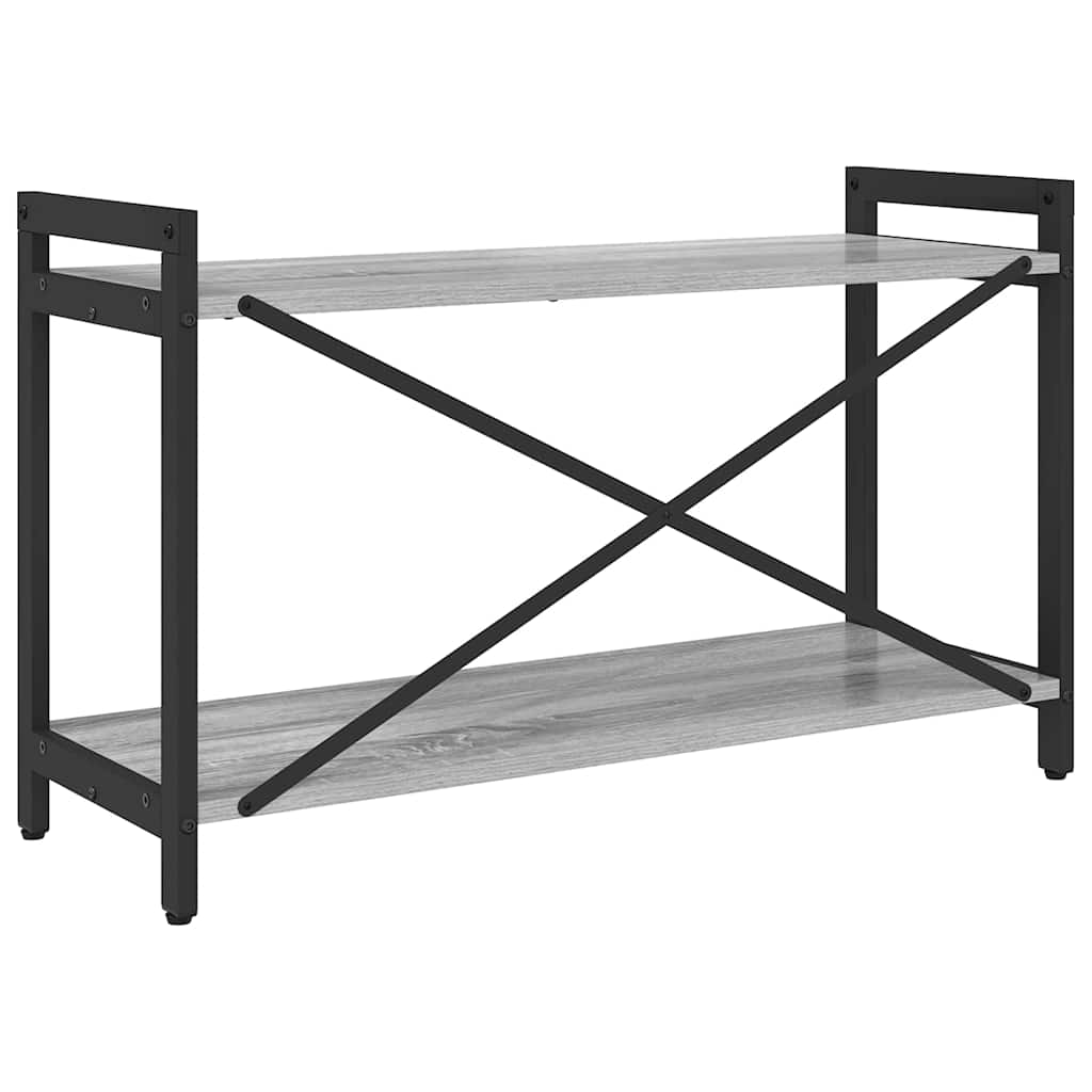 Grāmatu plaukts Pelēka sonoma ozola 80 x 30 x 48.5 cm
