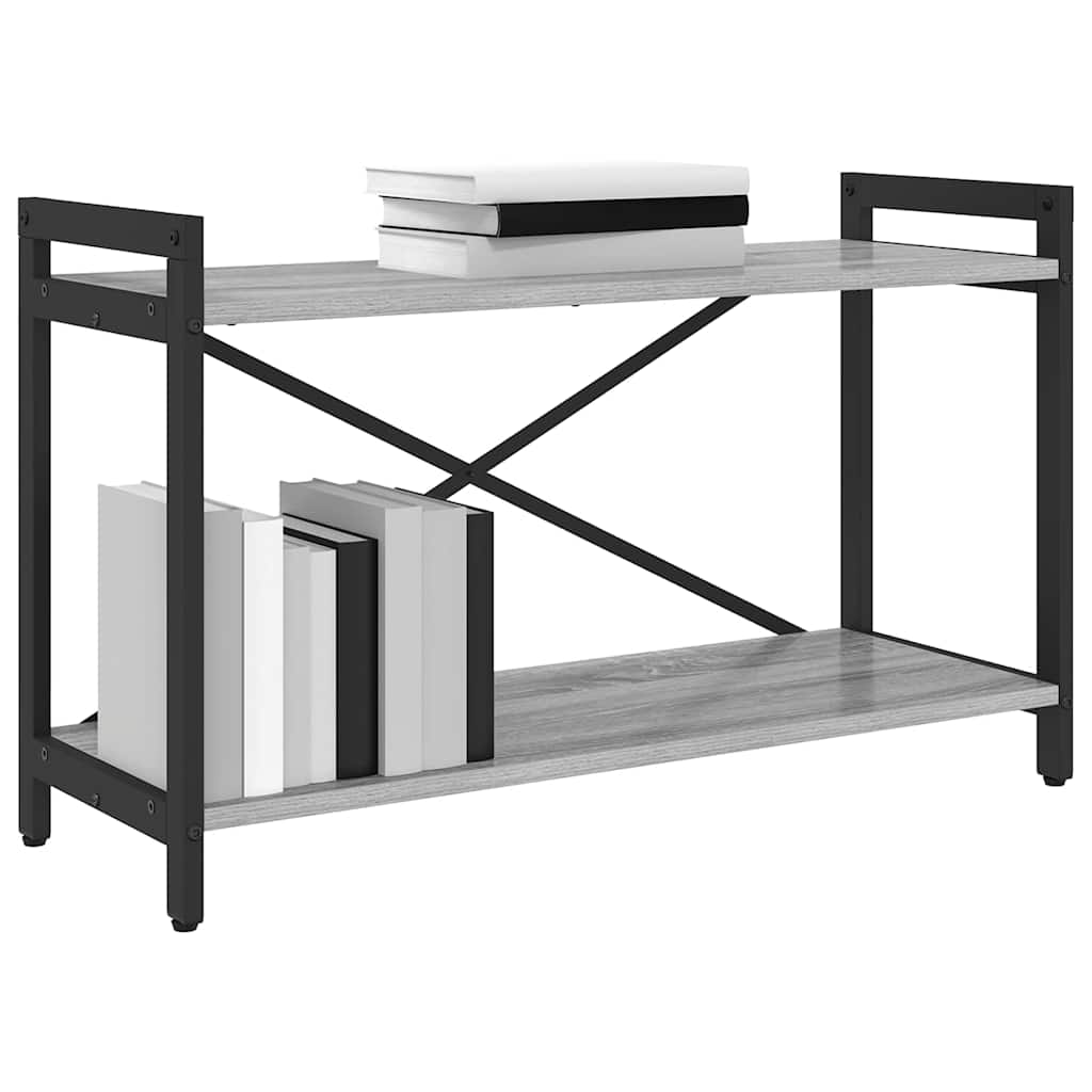 Grāmatu plaukts Pelēka sonoma ozola 80 x 30 x 48.5 cm