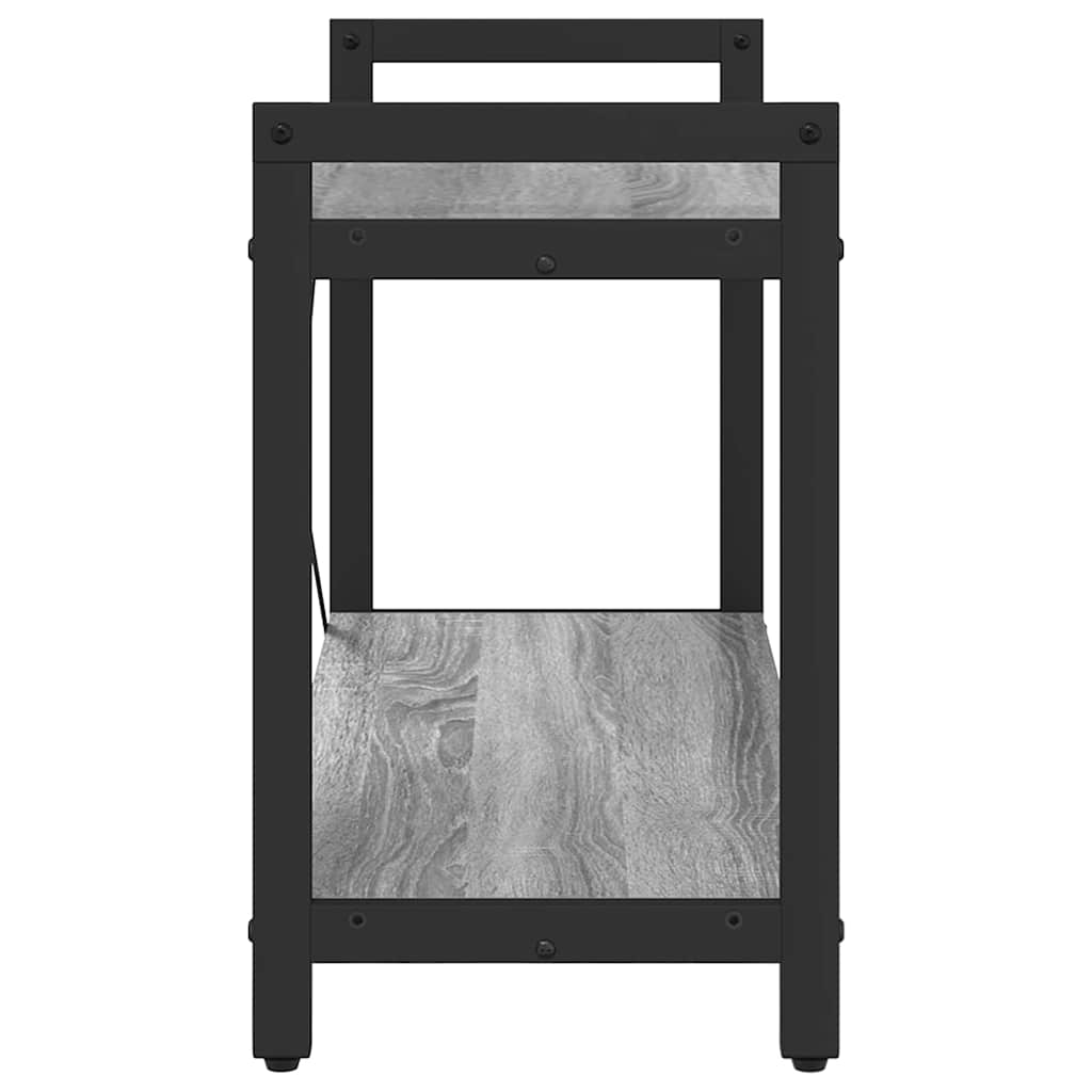 Grāmatu plaukts Pelēka sonoma ozola 80 x 30 x 48.5 cm