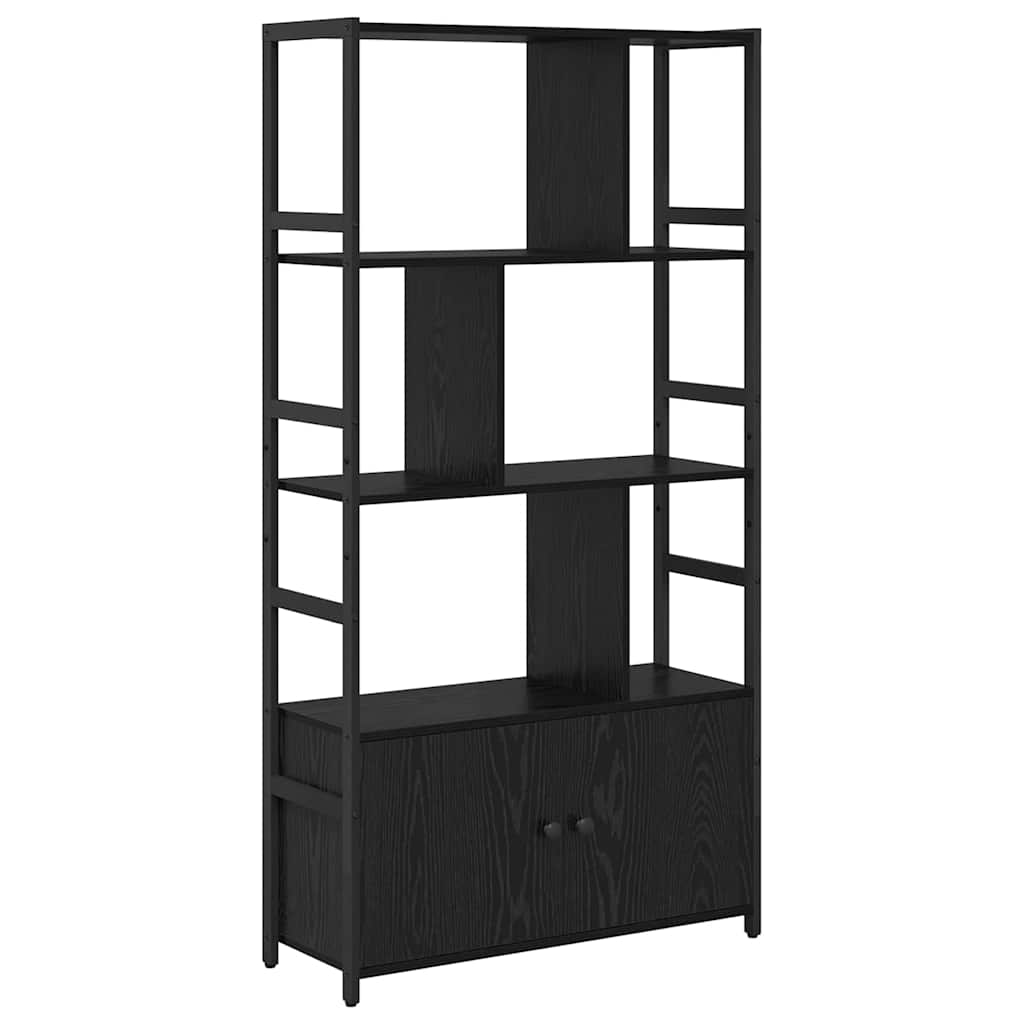 Grāmatu plaukts Melnais ozols 80 x 30 x 155,5 cm